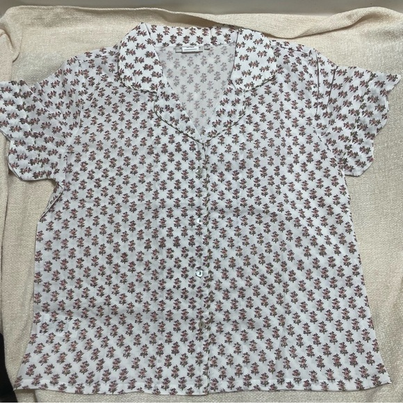 Mark & Graham Boho Woman Floral Pajama set Size S 100% Indian Cotton - Picture 3 of 16